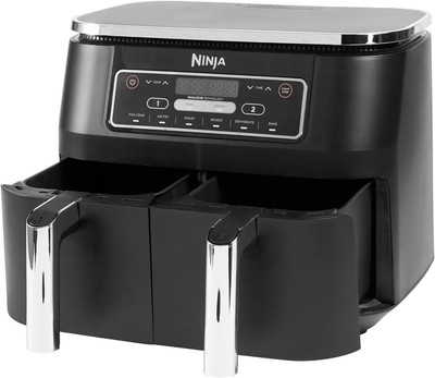 Ninja [AF300EU] 2 Large Frying Compartments, 6 Functions, 2470 W, 2 Independent