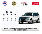 <!--F#f_0-->Bonnet Protector Fitting Kit Clips Bracket To Suit Mitsubishi Pajero NS-NX 07-20<!--F/-->