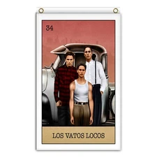 Los Vatos Locos Blood in Blood Out Art Banner