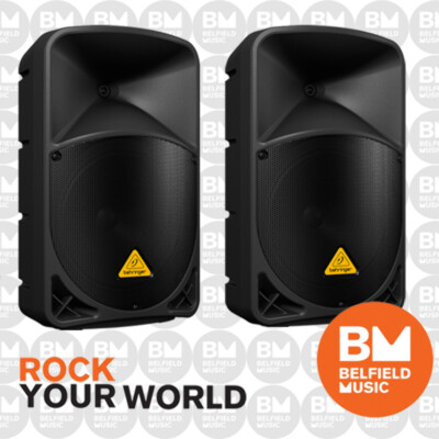 x Behringer EUROLIVE B112D Active PA Speaker 2-Way 1000W