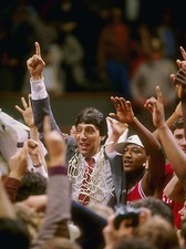Jim Valvano - 1983 NCAA Championship, 8x10 color photo