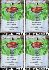 PEERLESS 24-A MANTLES FOUR PACKS OF TWO (8 MANTLES) ORIGINAL FORMULA #999 STYLE