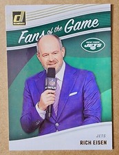 2023 Panini Donruss Football Fans of the Game Rich Eisen FG-RE New York Jets