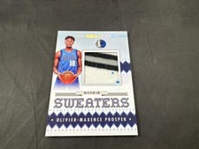 2023-24 PANINI HOOPS BASKETBALL OLIVIER-MAXENCE PROSPER ROOKIE SWEATERS PATCH