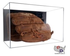 Acrylic Wall Mount Baseball Glove Display Case UV Protecting by GameDay Display