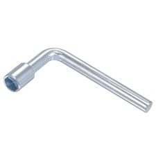 8mm Metric L Shaped Angled Open Hex 6 Point Socket Wrench, Single Ended