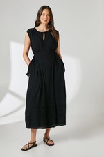 Principles Black A-Line Dress Womens Daywear Dresses