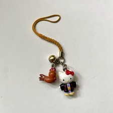 Hello Kitty 2002 Chicken Gotochi VTG Phone Charm Keychain Sanrio Japan