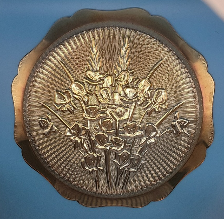 Jeannette Glass Iris Iridescent 12" Sandwich Serving Plate