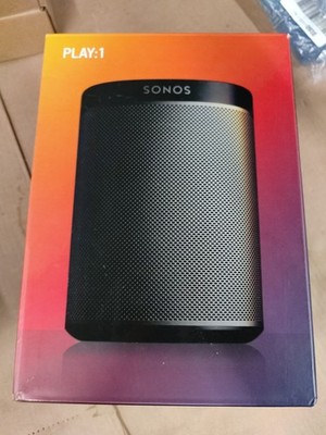 Sonos Play:1 Wireless Single Speaker, Black (PLAY1US1BLK) 