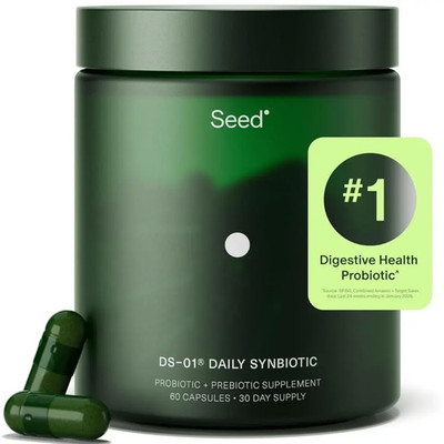 Seed Daily Synbiotic - Digestive & Gut Health - Immune Support - 60ct