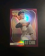 Sandy Koufax 2021 Prizm #OS-7 Purple Old School Los Angeles Dodgers