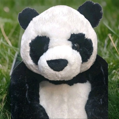 Toys R Us Geoffrey Plush Panda 2013 Black & White Stuffed Animal 22 