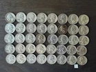 90% Silver Washington Quarters Roll Of 40. 30’s Thru 64  #5 BELOW SPOT!