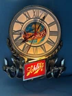 BEAUTIFUL Vintage 1977 Schlitz Beer World Globe Lighted Clock Sign Milwaukee Wi.