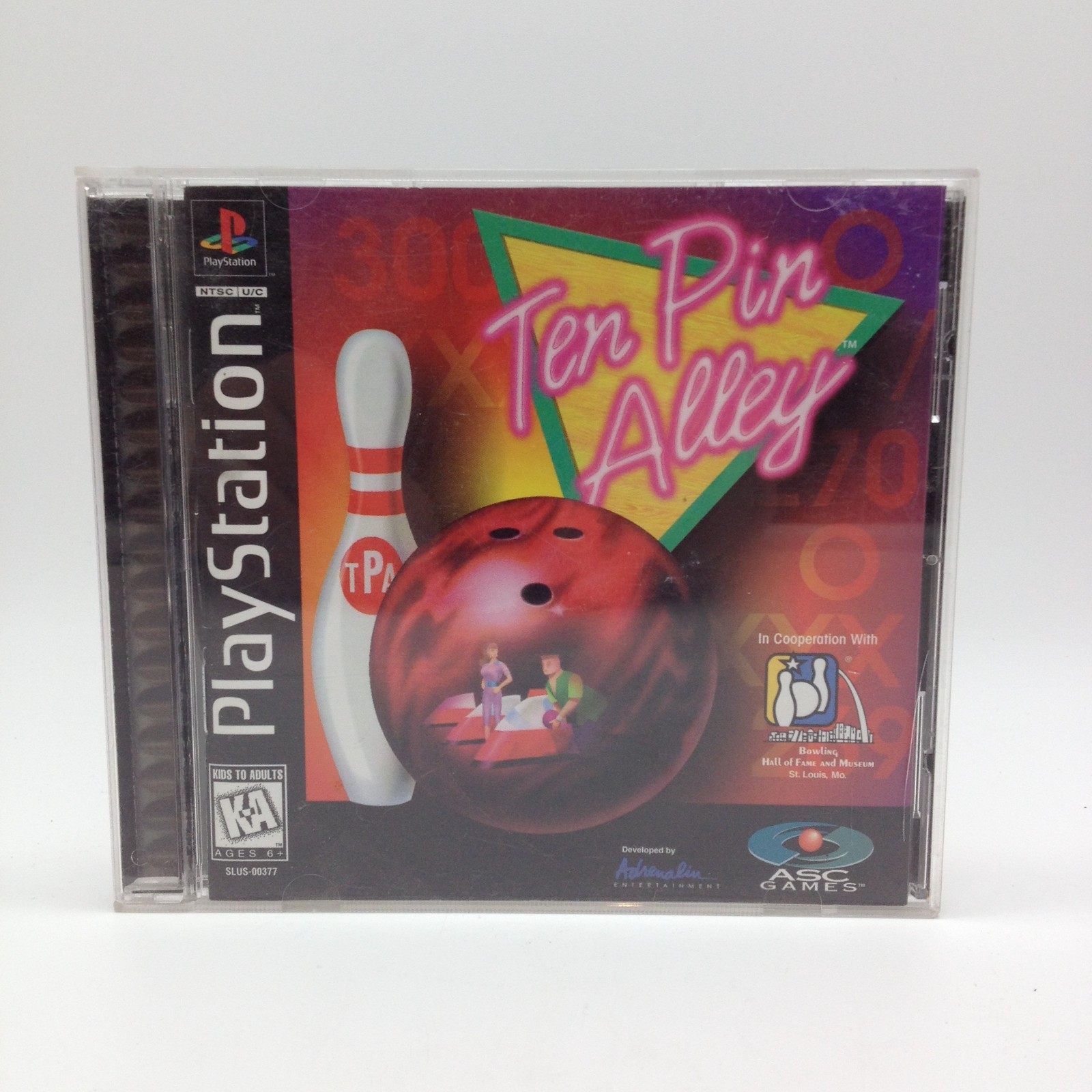 Ten Pin Alley PS1 PlayStation 1 MD Complete CIB - (See Pics)