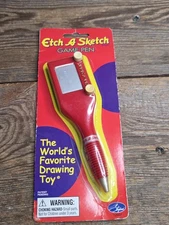 ETCH A SKETCH Playable Ball Point Game Pen Hasbro 2001 Pocket New