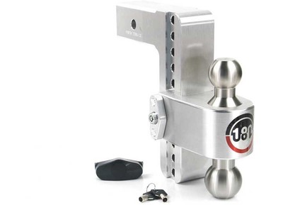 Weigh Safe LTB8-2.5 Turnover Ball 8'' Drop Hitch w/2.5'' Shank w/Dual Pin Lock