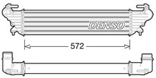 Intercooler – Luftkühler DIT09114 DENSO für FIAT TIPO Stufenheck TIPO Schrägheck
