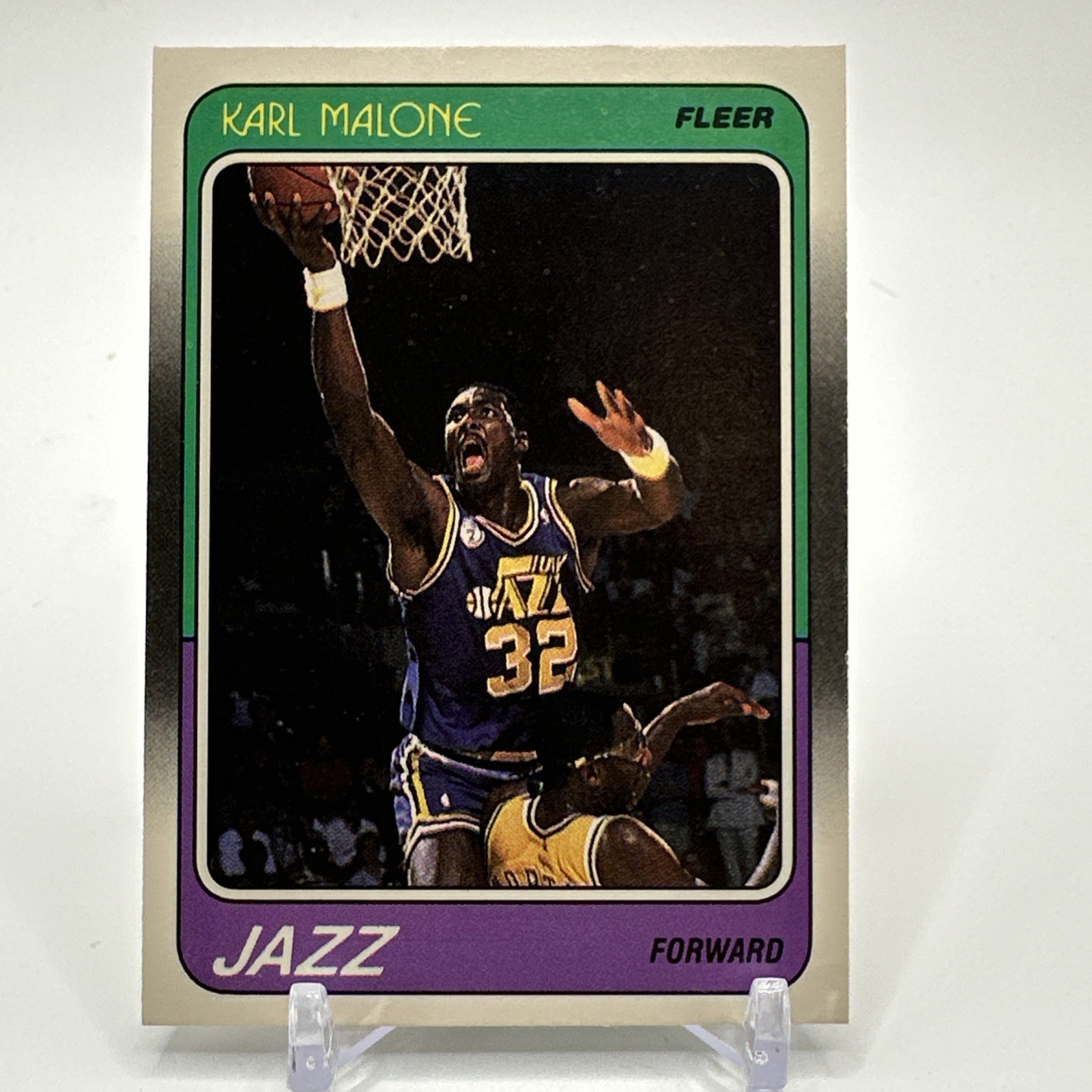 Karl Malone 1988-89 Fleer #114 Utah Jazz
