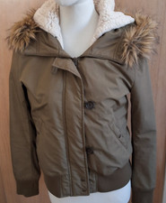 Uniqlo Womens Removeable Fleeced Lined Hooded Jacket Size M