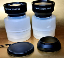 Vintage TELEPHOTO  WIDE-ANGLE LENS fits 1993 Sears CamCorder Model 934.53790950