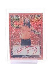 JEFF HARDY 2026 LEAF METAL AUTOGRAPH ORANGE SHIMMER AUTO /6 Q6865