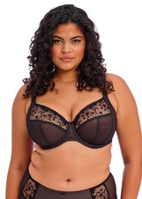 Elomi Charley Bra Plunge Underwired Non Padded Supportive Womens Lingerie 4380