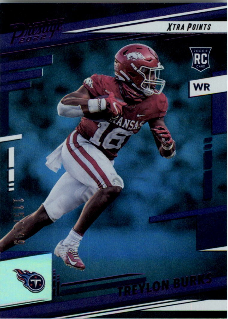 2022 Prestige Xtra Points Premium Purple #316 Treylon Burks /199 - FB