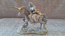 Myth and Magic “The Unicorn Rider” Pewter Figurine A.G. Slocomb #3077