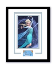 Frozen Elsa Idina Menzel Autographed Signed 11x14 Framed Photo ACOA