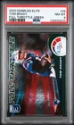 2020 DONRUSS ELITE FULL THROTTLE-GREEN TOM BRADY PSA 8 #25