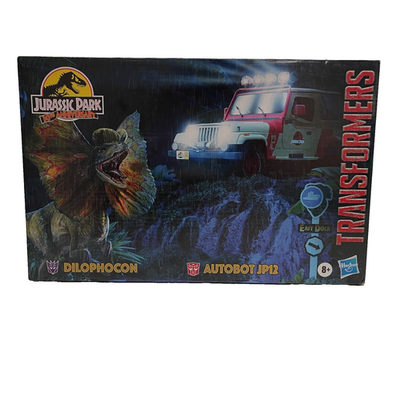30th Anniversary Transformers X Jurassic Park Dilophocon & Autobot
