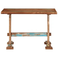 Dining Table Kitchen Dining Room Dinner Table Solid Reclaimed Wood vidaXL