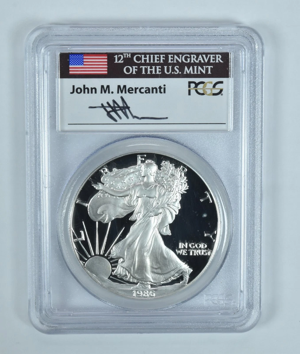 PCGS Certified PR 69 Graded 1986 Silver Bullion Coins for sale | eBay