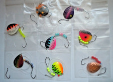 8 Two Hook Crawler Harness/Rigs for Walleye/ #4 Colorado Blade/#2 hooks/15# test