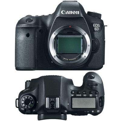 Canon EOS 6D Digital SLR Camera Body Only 20.2MP 1080p HD Video Recording Wi-Fi