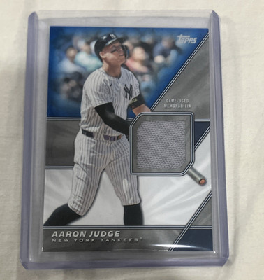 Topps 2026 Series 2 Aaron Judge Yankees game used Major League Material 53 /150