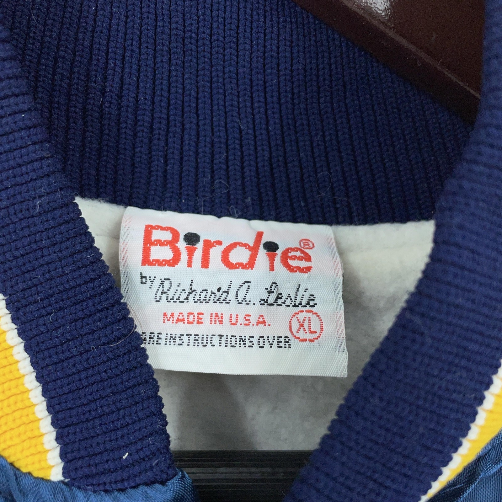 Vintage The Unknown Tow Truck Co Bomber Jacket Mens XL Blue Satin USA  Birdie 