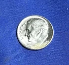1957 D Roosevelt Dime 90% SILVER Possibly Cleaned Uncirculated