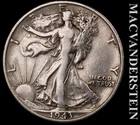 1943-S Silver Walking Liberty Half Dollar - Scarce  Better Date  #L5842