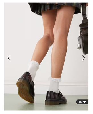 Dr. Martens Elphie Mary Jane in Cherry Red MSRP$180 Chic & Stylish