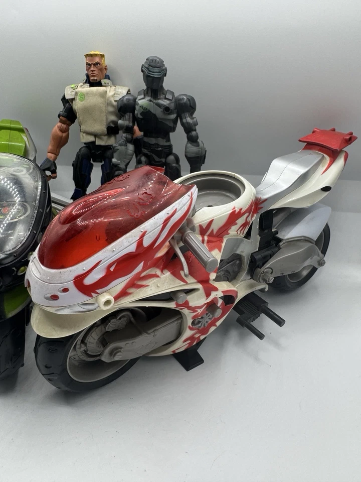 GI Joe Sigma 6 Ninja Hovercraft 10" Motorcycle 2005 Hasbro Bundle Lot Duke - Image 3 of 4