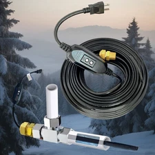 MAXKOSKO In Pipe Heating Cable Prevents Pipes from Freezing 120V 50Ft