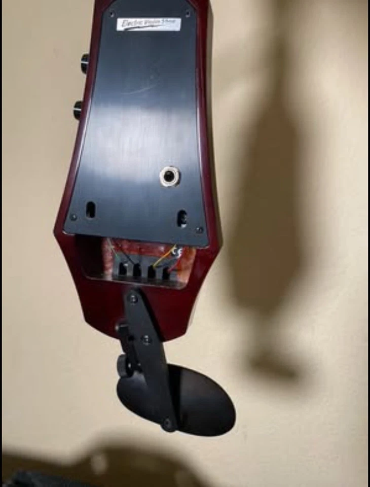 NS Design WAV-4 Electric 4-String Transparent sunburst Violin with Custom Case - Image 4 of 4