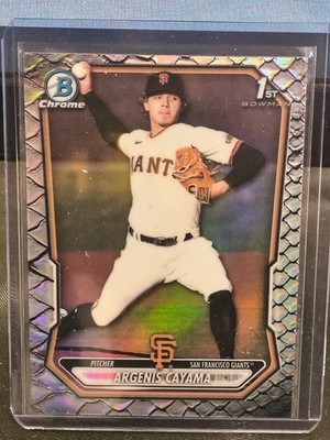 2026 Bowman Chrome ARGENIS CAYAMA #BCP-114 REPTILIAN REFRACTOR