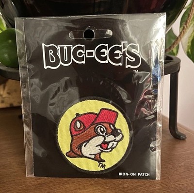 Buc-ees Bucees Buc-ee's Stores Iron-on Round Patch Logo NEW