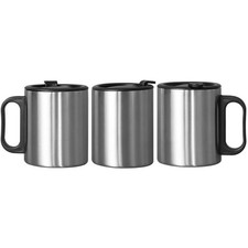5 Pack 10oz/300ml Sublimation Blank Coffee Mugs Stainless Steel Mug with Handle