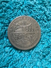 GREAT BRITAIN UK 1929  50% SILVER HALF CROWN. BULLION. KING GEORGE V.
