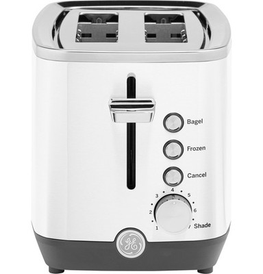 GE 2 Slice Toaster Extra Wide Slots for Toasting Bagels Breads Waffles & More 7